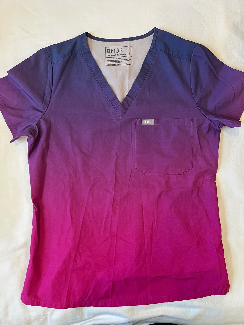 Figs Scrub Set LIMITED EDITION Ombre FREEx Lined - Picture 3 of 5